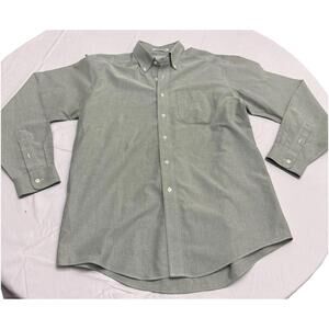 L.L. Bean Men’s Wrinkle Resistant Pinpoint Oxford Long sleeve Shirt Size 16-35